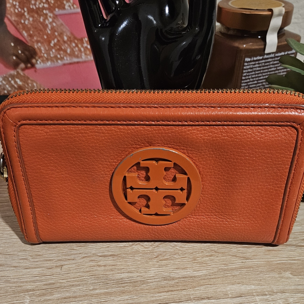 Tory Burch Orange Wallet